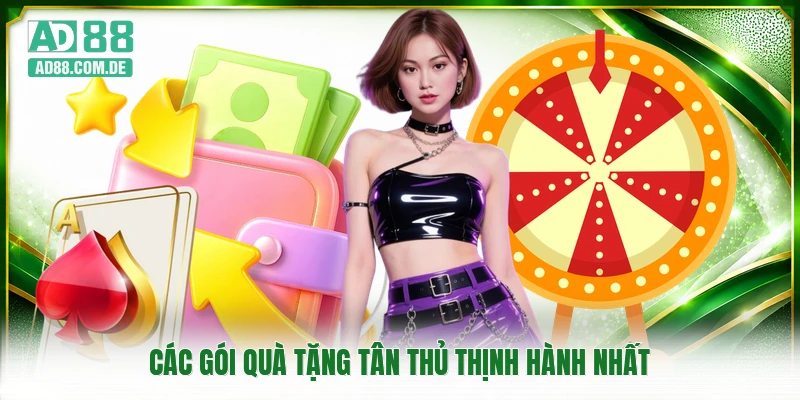 Các gói quà tặng tân thủ thịnh hành nhất