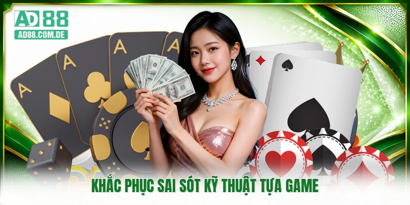 Khắc phục sai sót kỹ thuật tựa game